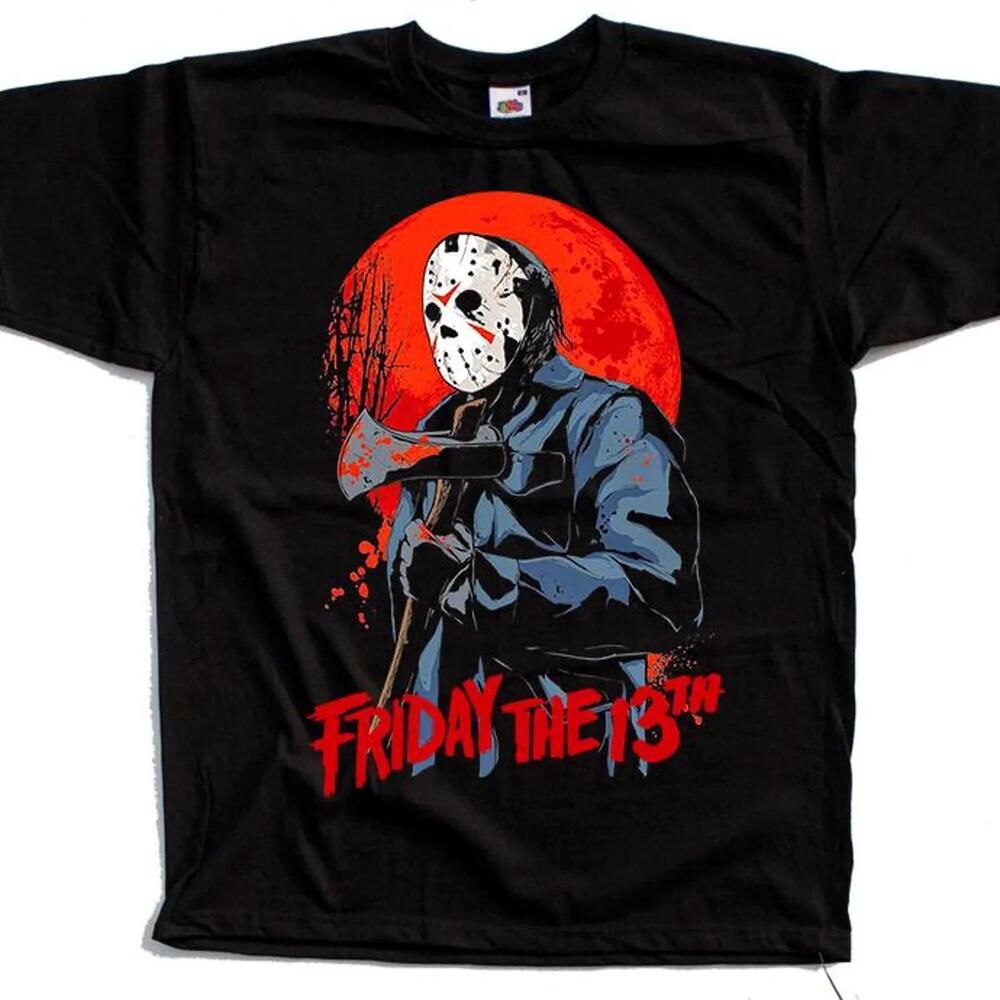 Friday The 13Th V7 Horror Movie Poster T Shirt Black Horror